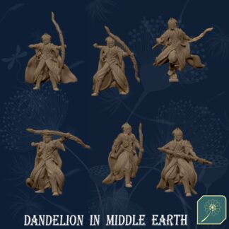 Dark Forest Elves Warriors with bows (6 modeli)